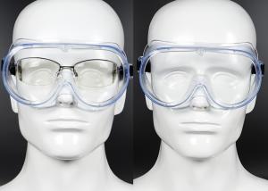 China Anti Fog Material Clear Vision Medical Safety Goggles , Transparent Protective Goggles For Medical Use wholesale