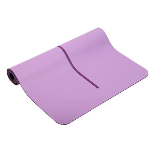 yoga mat, PU+ Natural rubber yoga mat, anti slip polyurethane, large exercise