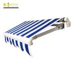 Aluminum Waterproof Retractable Awning Yard Door Shop Awning 40x40mm