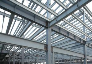 China High Strength Pre-fabricated Steel Building Structures for High - Raise Building, Stadiums on sale