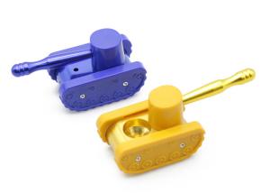 China Tank Shape Mini Metal Smoking Pipe Fashion Magic Cigarette Smoking Stealth Pipe wholesale