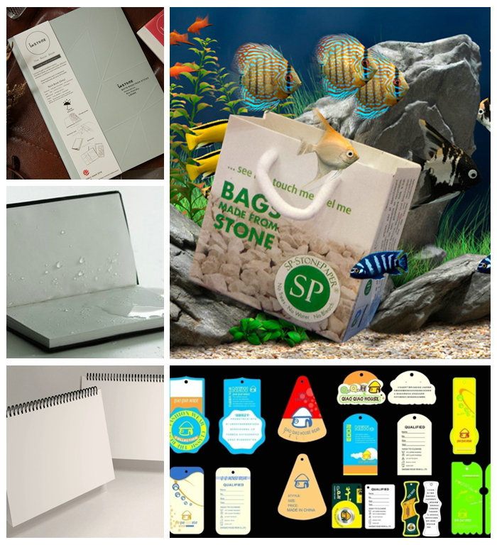 Recyclable 240gsm Stone Paper For Textbooks 64 x 90cm Tear Resistant