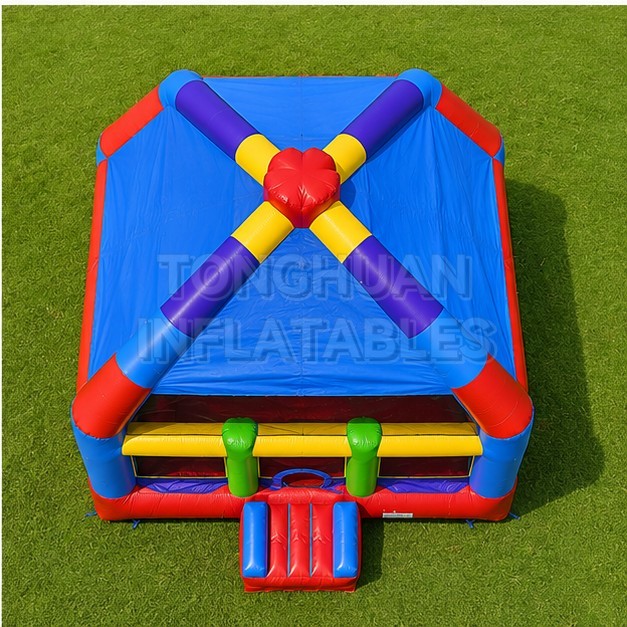 Commercial Inflatable Bounce House with Large Enclosed Jumping Area and Full Safety Mesh for Party Rental Business and Entertainment Centers