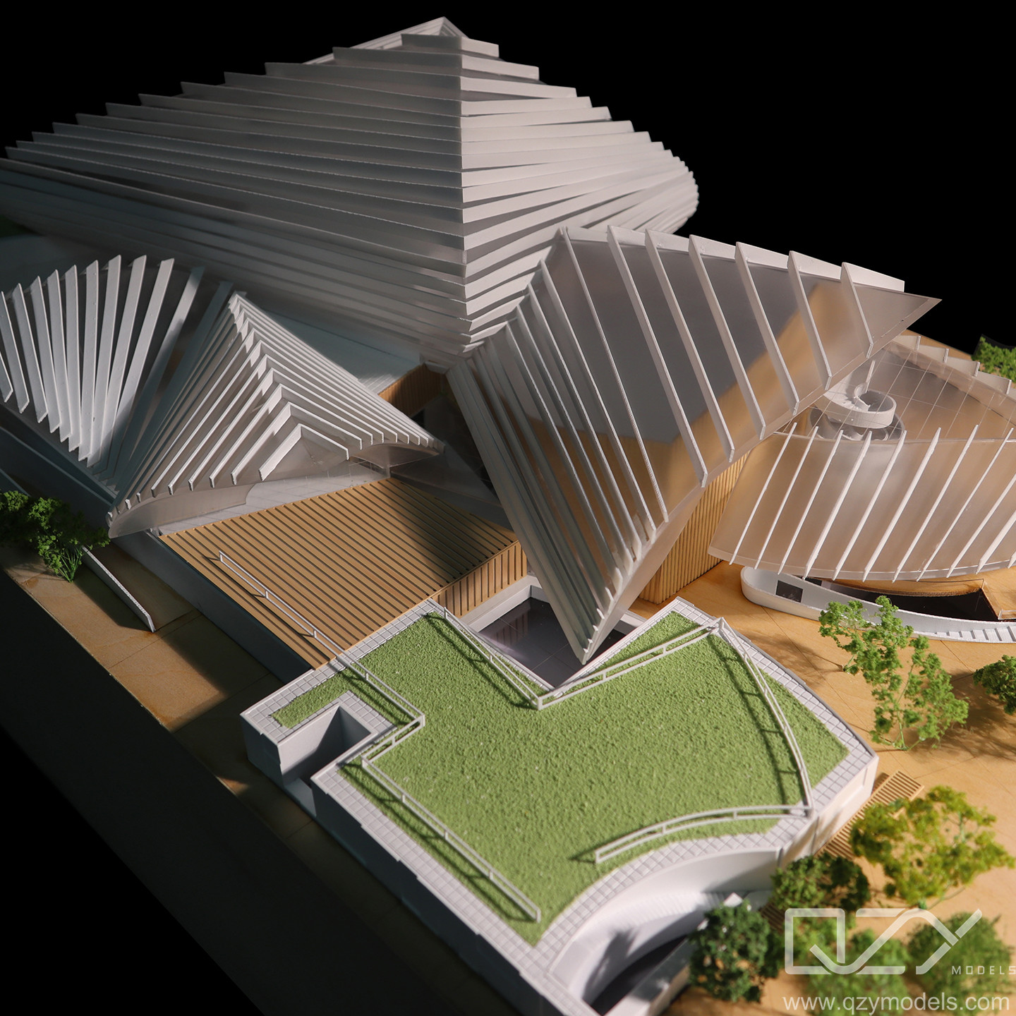 EMBE 1/300 Parametric Architectural Maquette Model Shenzhen Performing Arts Center