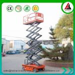 300kg Electric Mobile Scissor Lift Platform Motorized Self Propelled Scissor