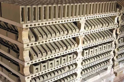 Shock Resistance Refractory Pillar 1350C Temperature Corrosion Oxidation Resistance for Kiln Support