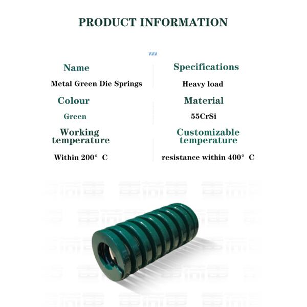 Heavy Duty Alloy Steel Spring High Temperature Resistant For Plastic / Die Casting Mould