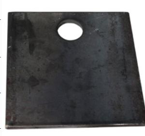 China Roll Off Dumpster Parts Roller Supporting Side Square Plates wholesale