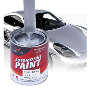 China 1K Powder Coating Silver Color Car Spray Paint Two Years Shelf Life wholesale