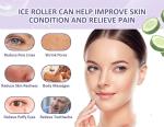 Cryotherapy Ice Roller For Face Eyes Silicone Face Massager Roller Puffiness