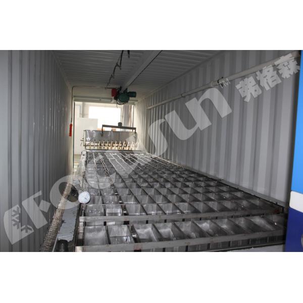 Energy-saving Stainless Steel Brine System Block Ice Machine with R404a Refrigerant