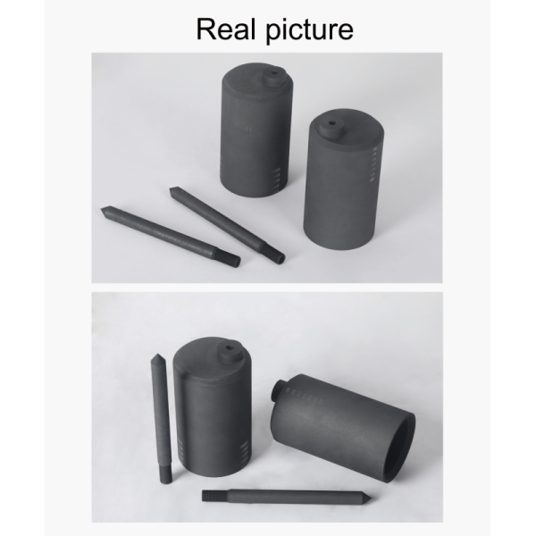 Graphite Casting Crucible & Stopper For VPC066