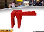 Red Adjustable Industrial Valve Lock Out Osha Standard 6 Padlocks Available