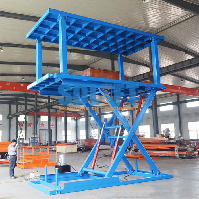 High Durability Double Deck Car Garage Parking System With CE Certified