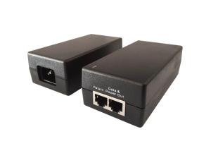 China PSE65W Gigabit 65W IEEE802.3af/at Compliant POE Injector wholesale