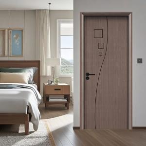 China Smooth Surface Finish Synthetic Wood Hollow Door Easy Maintenance wholesale
