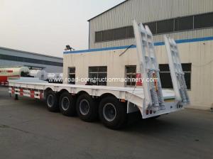 China Mechanical 700mm Ladder Heavy Duty Semi Trailer Q345B 14m Lowbed wholesale