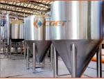 3000L Large Scale Brewing Equipment 304 Sanitary Pumps