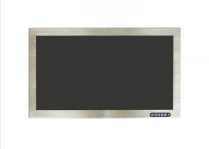 China 21.5 Inch Stainless Steel Monitor Support Media Player Remote Control 1920*1080 Resolution wholesale