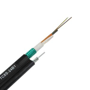 China 2-144 Fibers Outdoor LSZH/HDPE Optical Cable GYTC8S Figure 8 Cable With Steel Tape wholesale