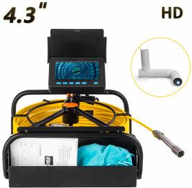 China 4.3inch Pipe Blockage Detector 10m Cable Underground Pipe Camera Inspection wholesale