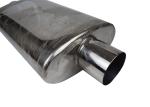 Dual 2.5" 1.2mm SS304 Generator Muffler Silencer