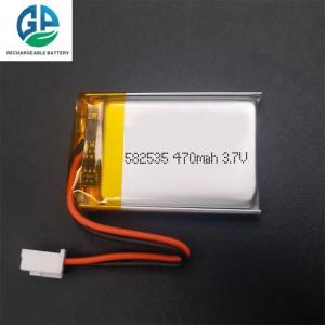China High Capacity Li Ion Polymer Battery Pack 582535 Li Ion Polymer Battery 3 7v 480mah 470mah 460mah Li Polymer Battery wholesale
