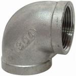 90 Degree Elbow Stainless Steel Pipe Fittings Forged Fittings Threaded Tube