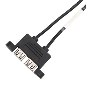 China 100mm Length LVDS Cable Assembly Molex 51110-0860 8p To Duak Usb Hirose wholesale
