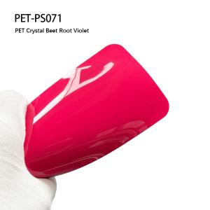 China PET-PS071 PET Crystal Beet Root Violet 7.5mil Car Vinyl Wrap Dimensional Stability wholesale