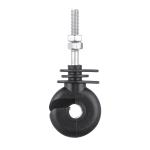 Lightweight Wood Post Farm Fencing Insulators In White Black Or Custom Color