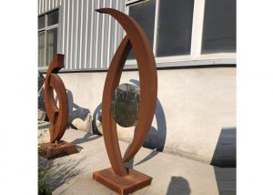 China Factory Directly Sale Outdoor Garden Corten Steel Sculpture In Stock wholesale