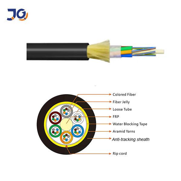 ADSS Fiber Optic Cable Single Mode 48 Core 96 Core OFC Aerial Optical Fiber