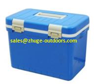 China Portable 12 Liter Blue Plastic Ice Cooler Box wholesale