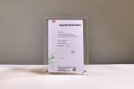 Clear Acrylic Photo Frame 4x6 Size With Glass Photo Frame Standing For Tabletop
