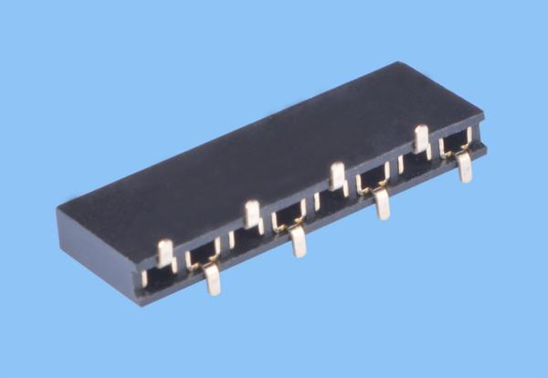 0.64mm Square Pin Brass Female Socket Connector 2.0mm Pitch 8.5mm Height SMT