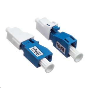 China Blue Color 5db Attenuator Optical Fiber Male To Female Plug Type wholesale