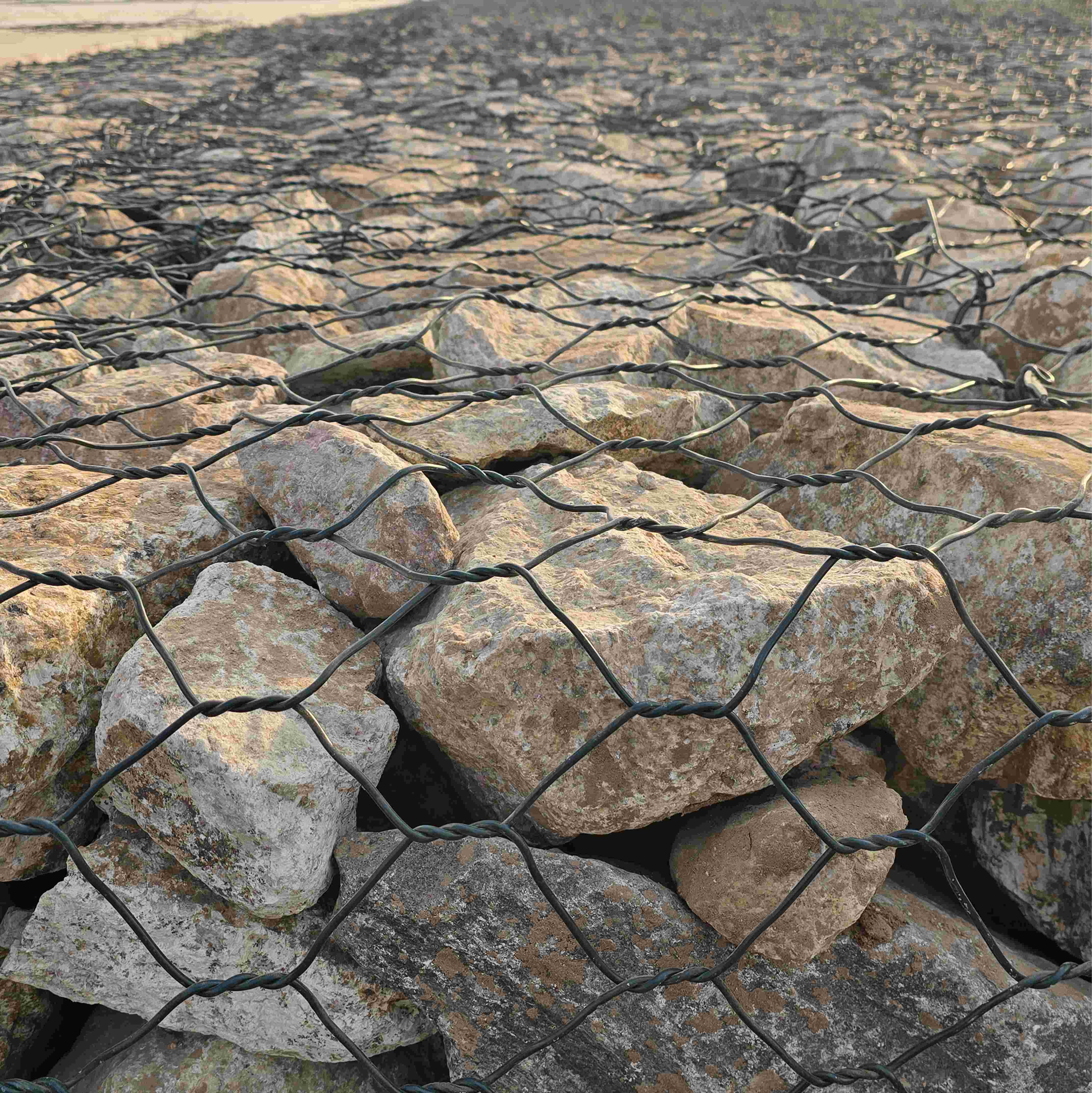 3*1*1M PVC Coated Manufacturer Gabion Basket For Fence Wall