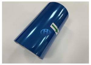 China 50 μm Polyester Blue Film, Silicone Release Film Easy Peeloff Without Residuals wholesale