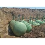 Durable Filament Winding Horizontal Water Tank 400 Gallon For Water Treatment