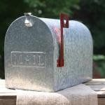 Custom Logo American Style Wedding Mailbox Postbox Cards Box Metal with Red