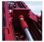 DTH hammer Cushion Subs for increasing tooling life, reduced equipment downtime