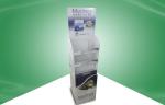 Customize Cardboard Free Standing Display Units , Medicine Foldable Display