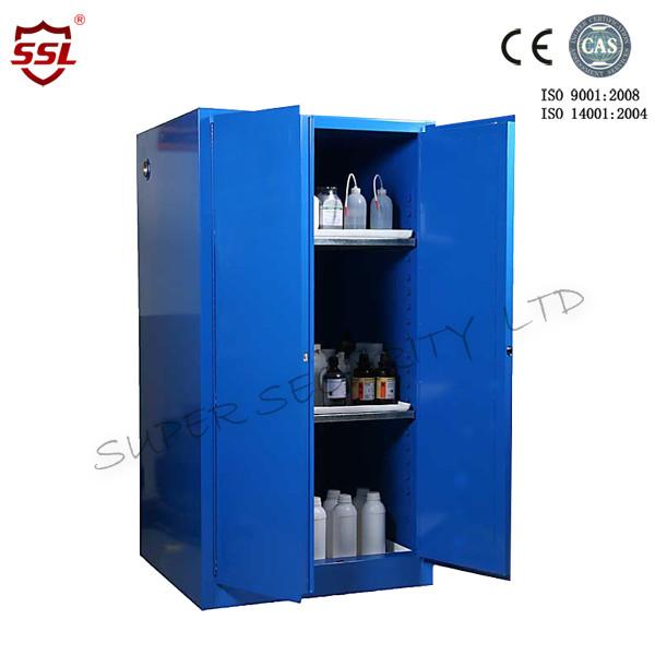 Blue Corrosive Resistance Indoor Storage Cabinets For Hydrochloric Acid 60