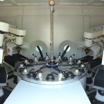 4 Grinding Heads Rotary Table Polishing Machine Metal Brass Cylindrical Mirror