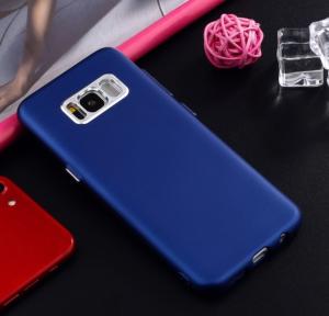 China TPU+ABS Color Clear Metallic Button Protective Case Back Cover For Samsung S6 EDGE NOTE8 S9 PLUS J7 MAX A3-2017 J7 Neo wholesale