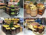 ODM Fruit And Veg Display Stands , Display Vegetable Rack For Shop 1200×800mm