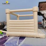 Custom Logo Inflatable Beige Bouncy Castle Bouncing Castle Commercial UV