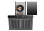 Electric Wall Mount Ducted High-end Cooker Hood With Silver Or Metal Painted