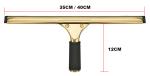 Screw Lock Window Cleaning Tools 35CM Bass Glass Squeegee